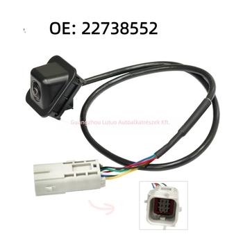 Cadillac XTS 2013–2019 hátsó kamera – 12V, állítható forgás, 480×600 felbontás, modell 22738552/23388750