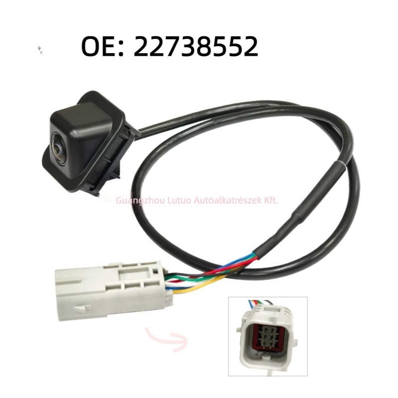 Cadillac XTS 2013–2019 hátsó kamera – 12V, állítható forgás, 480×600 felbontás, modell 22738552/23388750