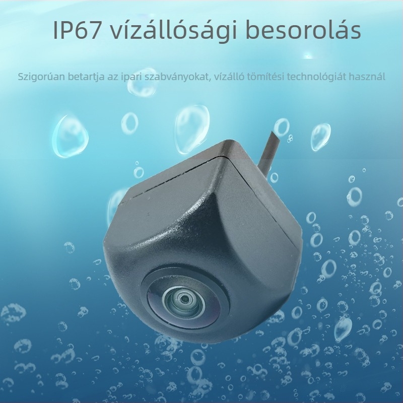 AHD hátsó kamera HD Android kijelzővel, 170° fisheye széles látószög, CVBS/AHD kapcsoló