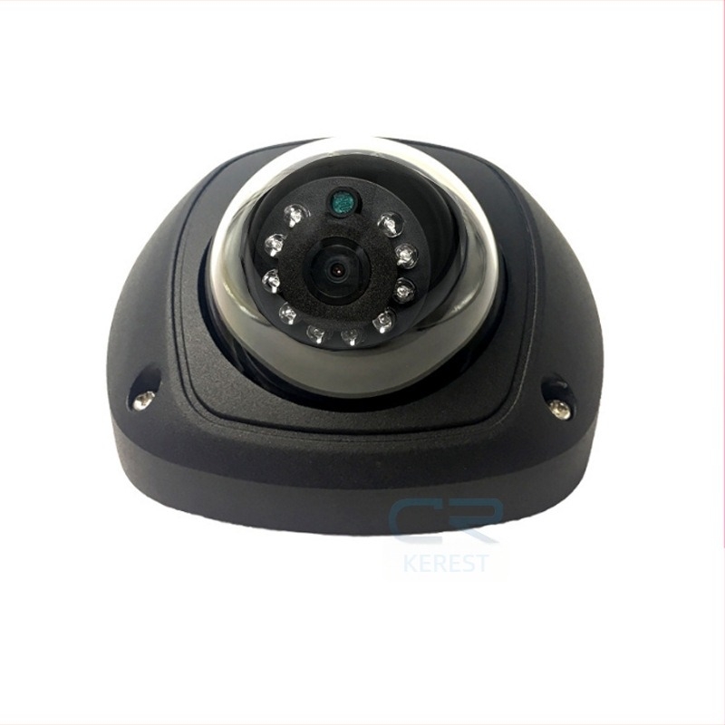 Autóba szerelhető dómkamera, robbanásbiztos félgömbkamera, 1080P AHD/CVBS, 360°-os forgatás, 12V DC