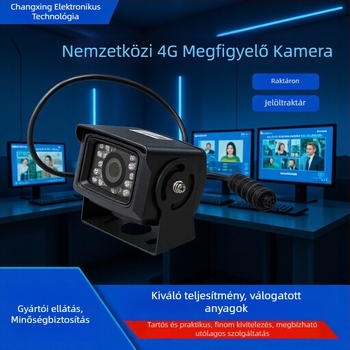 4G járműmegfigyelő kamera alumínium házzal és fémburkolattal
