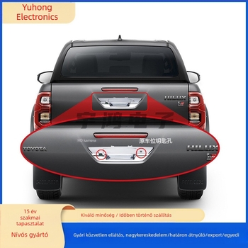 Toyota Hilux hátsó ajtó fogantyújához tartozó tolató kamera éjszakai látással (2015-2021)