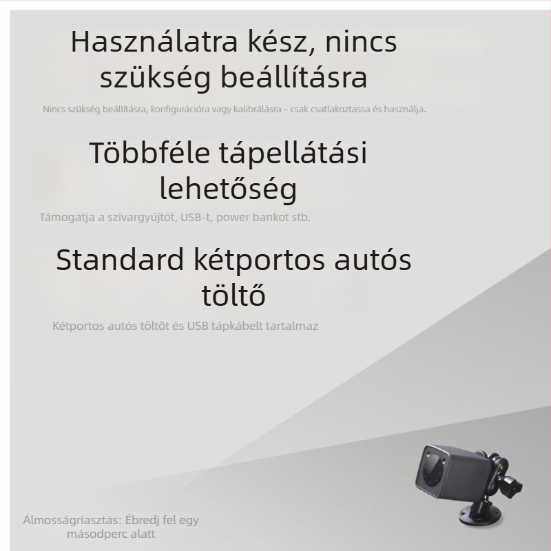 AI alapú fáradtság-észlelő kamera taxi- és ride-hailing sofőröknek – figyelmeztetés és felismerés