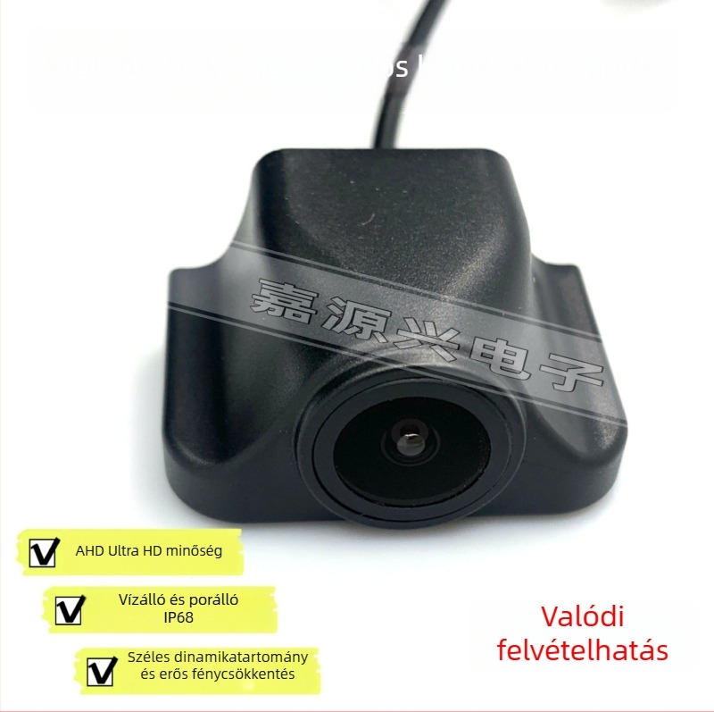 Autóregisztrátor hátsó streaming kamerával, 1080P, WDR, 140° látószög, AHD videójel, 5V/5W teljesítmény