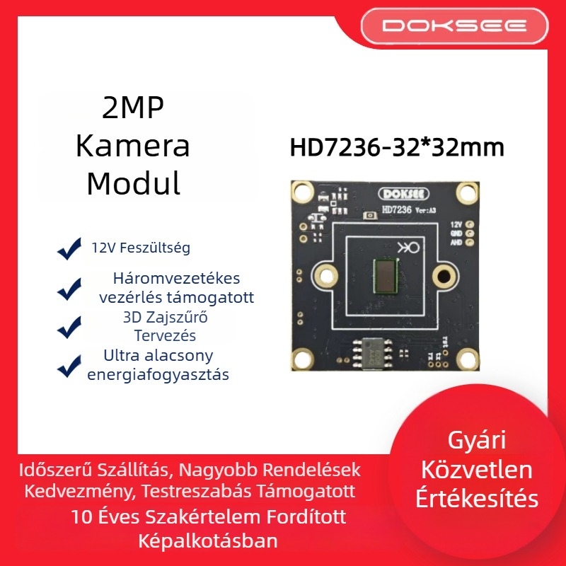 1080P széles látómezőjű éjszakai látású hátsó kameramodul nagybuszokhoz és teherautókhoz, 6–12V, videóformátumok AHD/TVI/CVI/CVBS