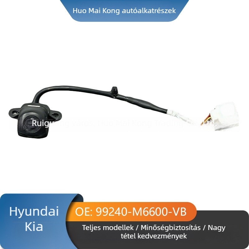 Hátsó kamera Hyundai/Kia – 99240-M6600-VB / 99240-M6600, 12V tápegység, standard videójel, tömeg 75 g
