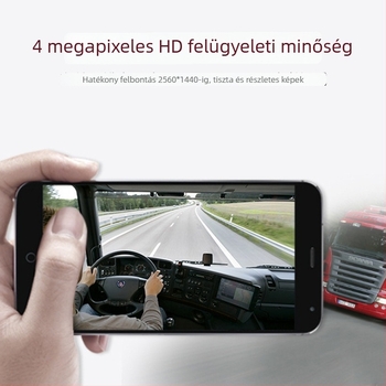 4G vezeték nélküli 4MP kamera autóhoz/RV-hez, kártyahellyel, infravörös éjjellátás, vízálló