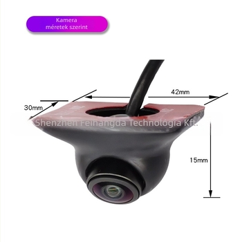 Autóhoz USB illesztőprogram nélküli kamera holttér megfigyelésére, 720P széles látószög, UVC protokoll, 5V tápegység, 110° látómező