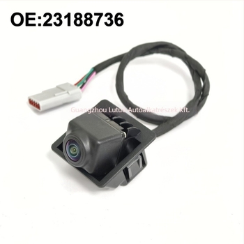 2018–2023 GMC Terrainhez hátsó nézet kamera, modell 23188736, 12V tápforrás, 480x600 felbontás, állítható szög