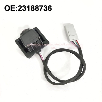 2018–2023 GMC Terrainhez hátsó nézet kamera, modell 23188736, 12V tápforrás, 480x600 felbontás, állítható szög