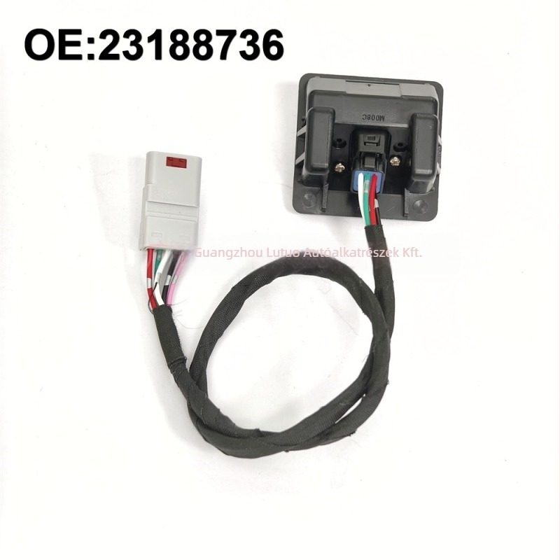 2018–2023 GMC Terrainhez hátsó nézet kamera, modell 23188736, 12V tápforrás, 480x600 felbontás, állítható szög