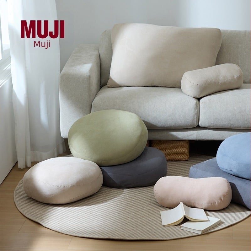 Lumbális támasztó párna kanapéhoz – poliészter huzat, poliészter töltet, Japán és Dél-Korea stílusú, egységes minta