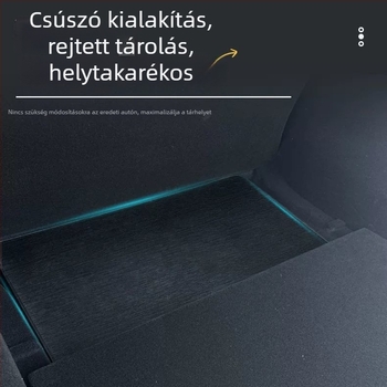 Tesla Model Y-höz készült összecsukható hordozható csomagtartóasztal