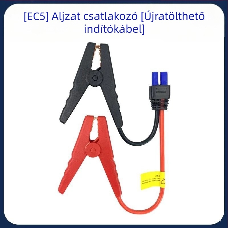 Silikon szigetelésű EC5 erősített DO csatlakozóval jumper kábel autóindításhoz és töltéshez réz vezetővel