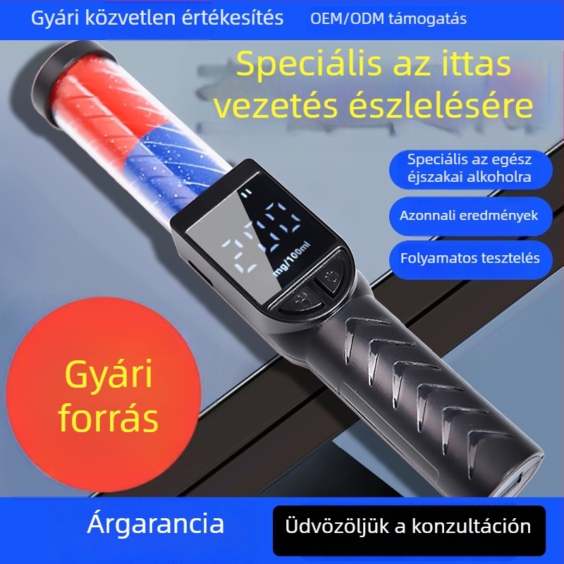 Készülék hordozható lehelet-alkoholszint mérő otthoni használatra, magas pontosságú, 2025-ös modell