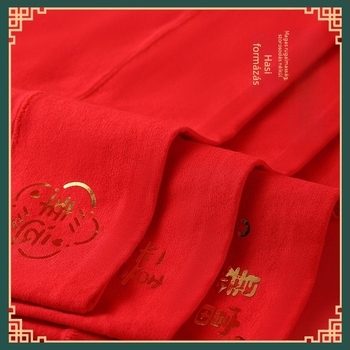 Női magas derekú fehérnemű, lélegző és antibakteriális, fő anyaga 90–95% pamut, gáttáji bélés 100% pamut