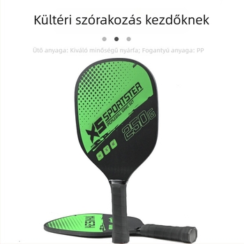 Nyárfából készült pickleball ütő készlet labdával, strandra és kültéri edzéshez