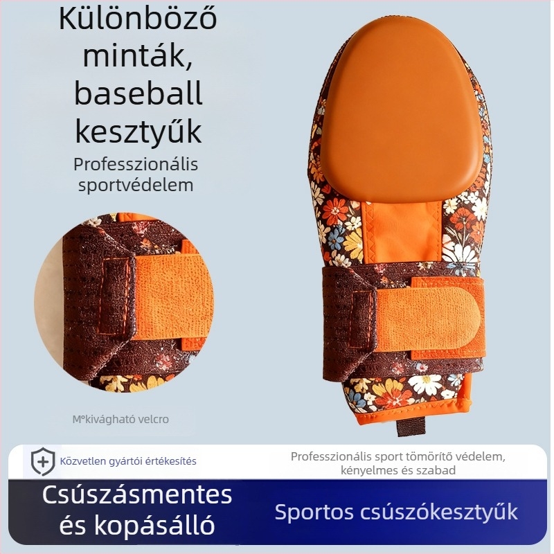 SBR anyagú baseball csúszókesztyű kézvédelmi célra – Softball, JEBERRY, testreszabás elérhető