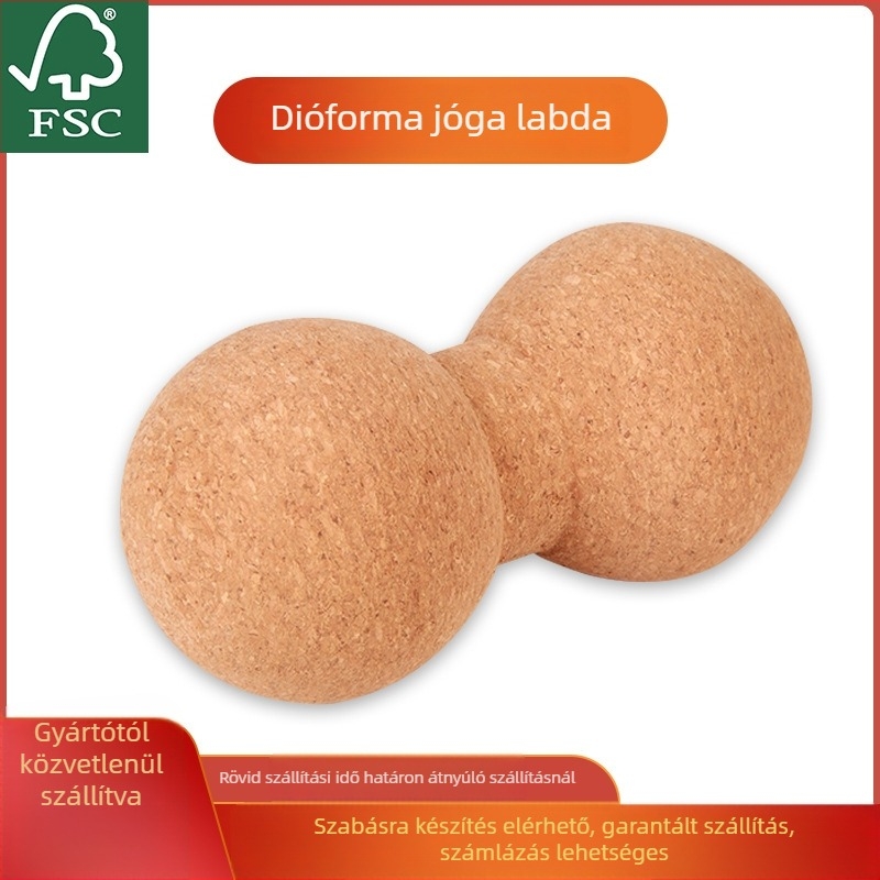 Jóga parafa masszázsgolyó – Quark, parafa anyag, 150 g, nem felfújható
