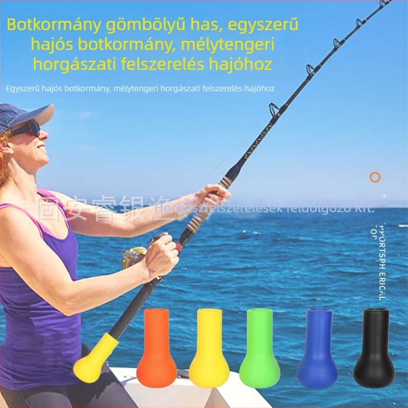 Ruiyin PU horgászbot tartó – ütéscsillapító, gömbölyű felső dizájn EVA-labdával; Márka: Ruiyin; Anyag: PU; Engedélyezett magánmárkák: Igen; Kategória: Horgászfelszerelés