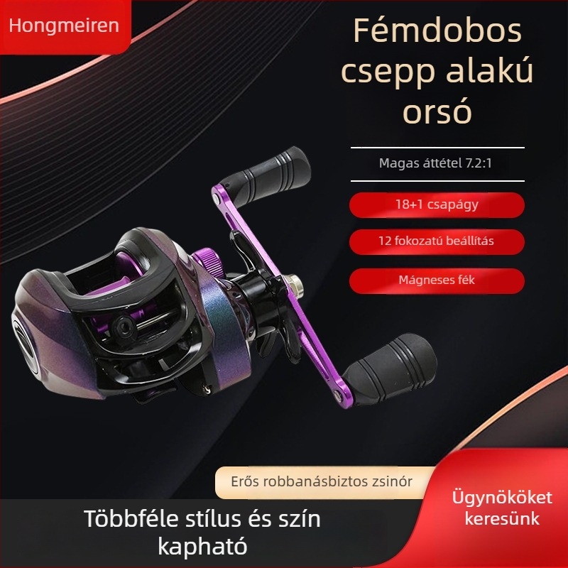 Teljesen fémből készült vízcsepp orsó műcsalihoz