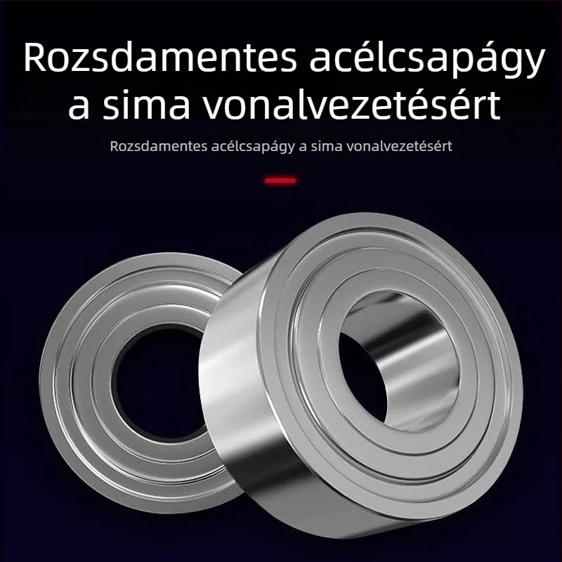 Amerikai stílusú spining orsó hosszú távú dobásokhoz csalikhoz, konstrukció szénszálas és fém, bal- és jobbkezes markolat, fekete