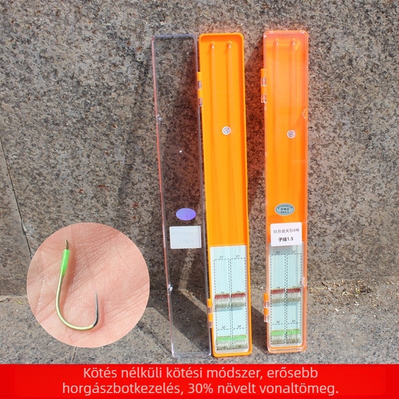 Alsó vonal kettős horog Wolf Tooth ötvözet, nylon zsinór, erős szakítási erő — 20 pár készlet