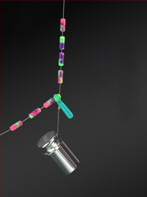 Space Bean horgász készlet – anti-összekuszálódás, szilikon, matt felület, 100 darab