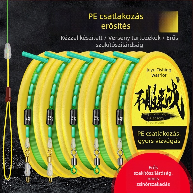 Giant Fin King megerősített fő zsinór készlet, kézzel kötött nylon halászati zsinór, nagy szakítószilárdság