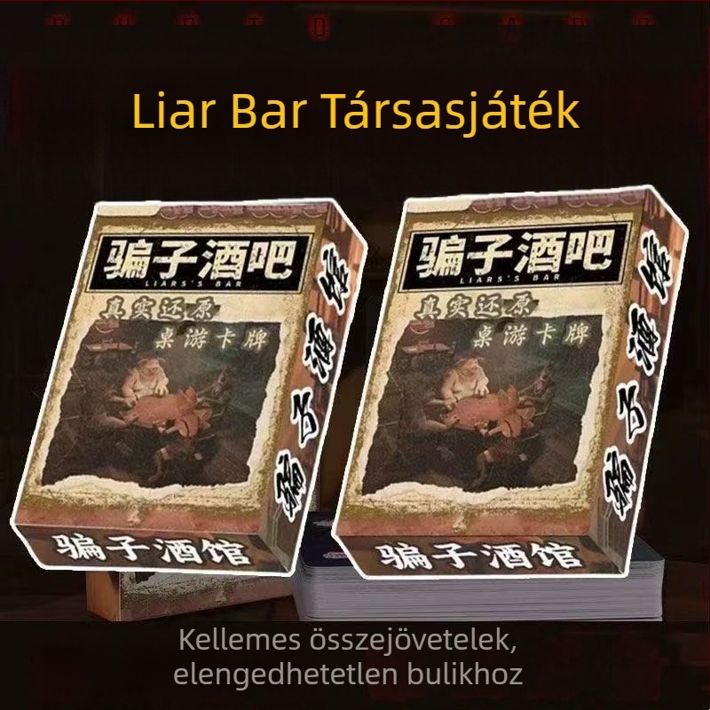Liar Bar: Orosz Rulett Kerék – Kártyajáték Rekvizitek