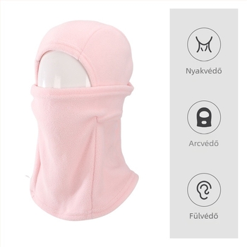 Kerékpáros arcmaszk fleece-bélésű, szélálló és hővédő arc- és nyak védelem, integrált meleg design