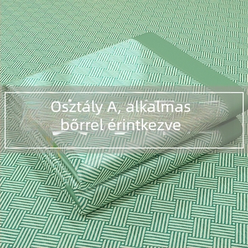 Jég-selyem matrac hímzett, kínai stílus, kémiai rost, prémium