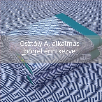 Jég-selyem matrac hímzett, kínai stílus, kémiai rost, prémium