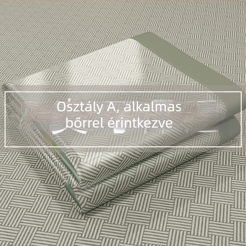 Jég-selyem matrac hímzett, kínai stílus, kémiai rost, prémium