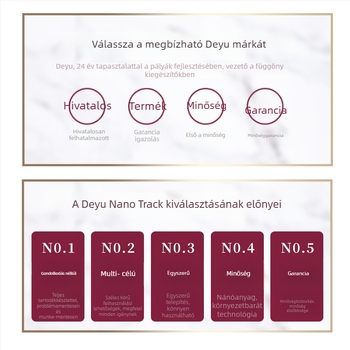 Deyu Nano-perforált függöny sín — csendes csúszás, műanyag, modern egyszerű stílus, oldalsó felszerelés