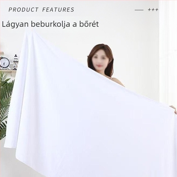 Szállodai törölköző, 100% pamut, fehér, nedvszívó, vastagított, szállodák, panziók és szépségszalonok számára