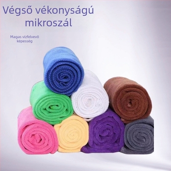 Hongfuji mikroszálas szalon törölközők haj- és szépségápoláshoz, 100–120 g, logó testre szabható