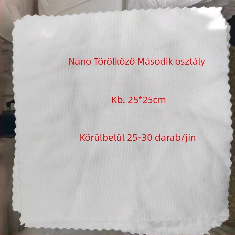 Mikroszálas üvegtisztító kendő – Anyag: mikroszálas, Nagy nedvszívó, Üveghez