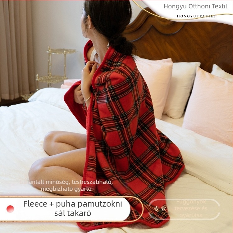 Iroda alvó takaró fleece poliészterből - 400 g/m², négy évszakos, modern stílus (400 g/m²; négy évszakos; poliészter)