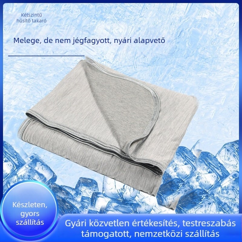 Hűsítő takaró tavaszra és nyárra, 800–999 g, egyszínű mintázat, testreszabható feldolgozás, irodai kanapé alvó takaró