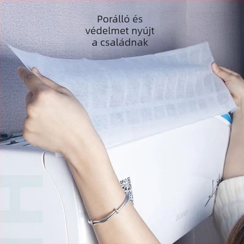 Függőleges klímaberendezés porvédő szűrőmembrán, nem szőtt anyag, 3 darabos csomag, légbeömlő kupak, modern minimalista stílus