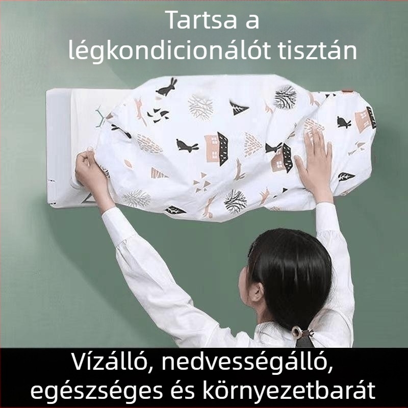Klímaberendezés porvédő burkolat, falra szerelhető, univerzális, teljes lefedettség, por- és nedvességálló