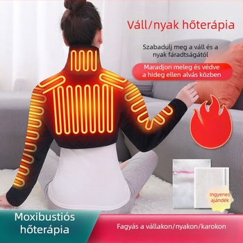 Xiangfutang elektromos fűtésű vállruha, 24V, 48W, hőmérséklet-szabályozás 45–65°C, szénszálas infravörös fűtés