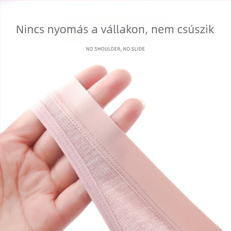 Drótnélküli melltartó, mellény-stílus, Modal anyag, teljes kosár, elülső kapocs