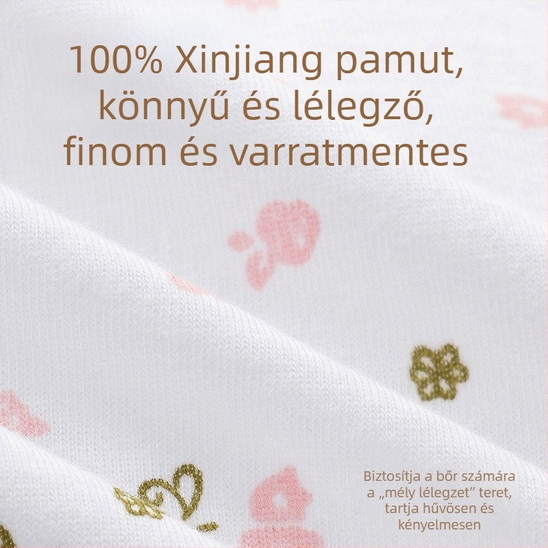 Ujjatlan top vékony pántokkal, 100% pamut, kerek nyak, nyár 2025