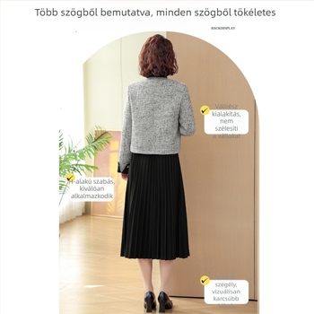 Két részes kosztüm kínai stílusban, irodalmi retro, 2025 tavasz, középméret hossz, poliészter 90–95%