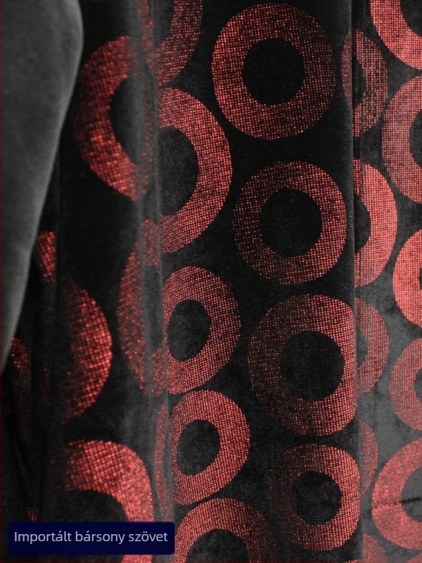 Bársonyruha, aszimmetrikus laza szabás, hosszú ujjú, őszi 2024, spandex keverék