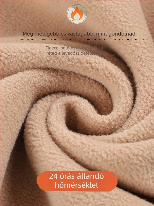 Női meleg belső réteg felső, hosszú ujjú, kerek nyakú, virágos mintázat, poliészter anyag (>95%)