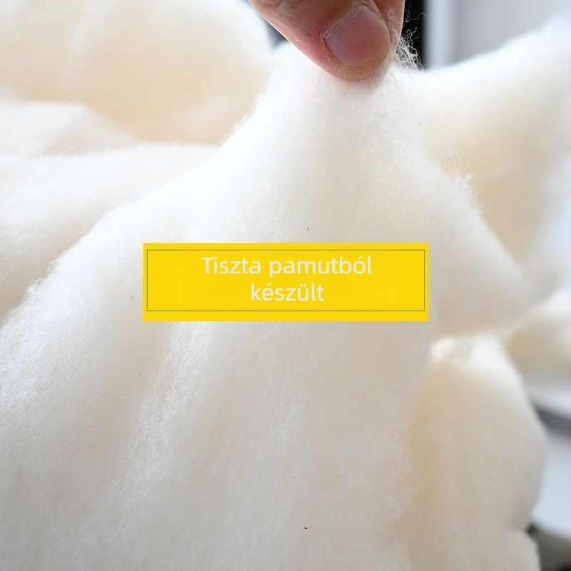 Női pamut bélelt kabát hosszú szálú pamuttal, chenille anyag, spandex keverék, közepes vastagság, polo gallér