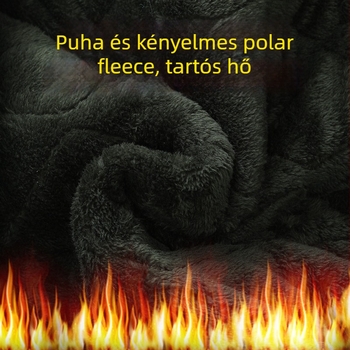 Kamuflázzal mintázott pamut töltésű kabát, cipzáras zárás, álló gallér, laza szabás, több zseb, téli meleg